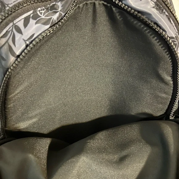 Floral Black and Gray Backpack - Picture 3 of 7